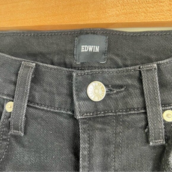 NWT Edwin Ryder Boot Cut Jean in Lucid Black - 26 - Picture 8 of 13